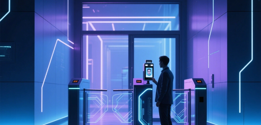 Intelligent biometric turnstile