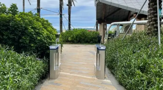 QRコードの改札ゲート