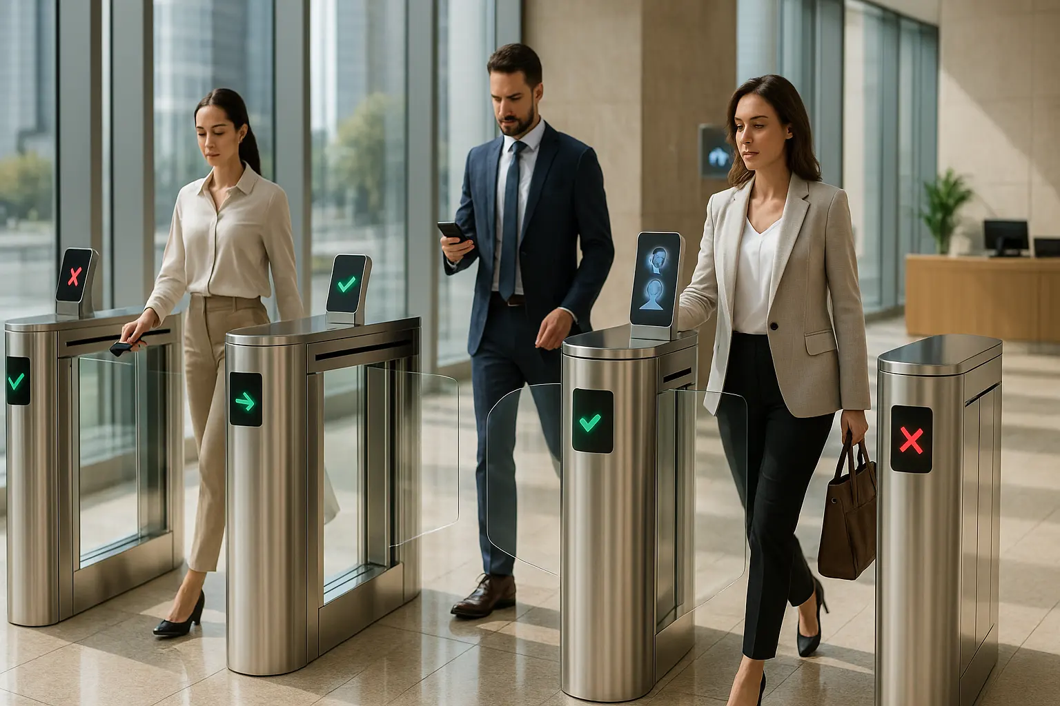 ドバイの高速高速ゲート(建物入口)