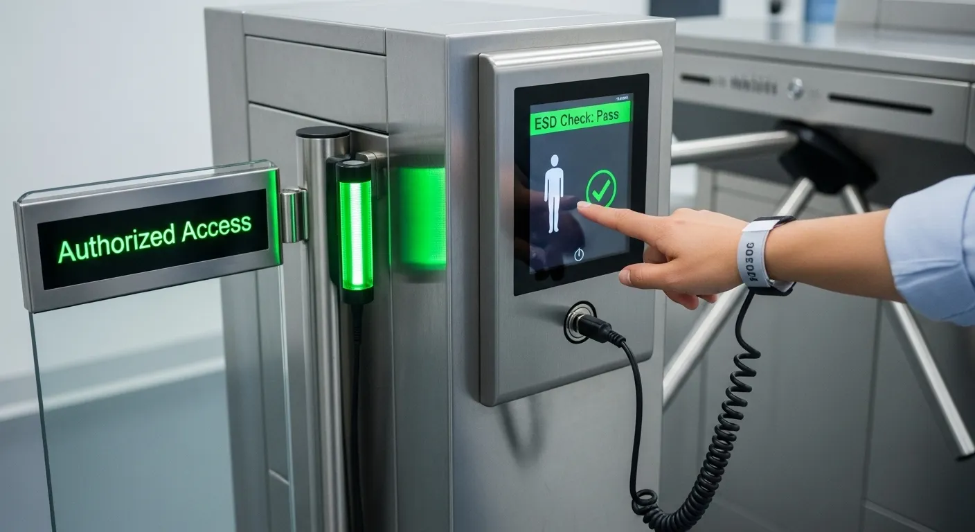 ESD静的検知アクセス制御システム
