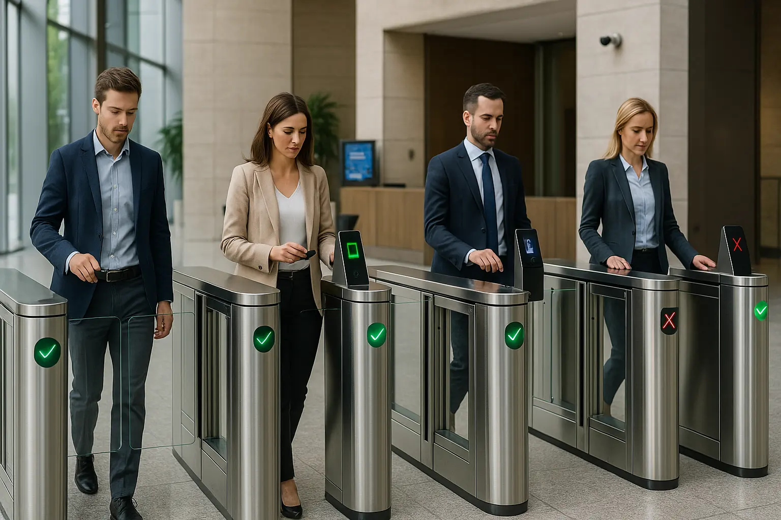 英国のスピードゲート改札機アクセス制御