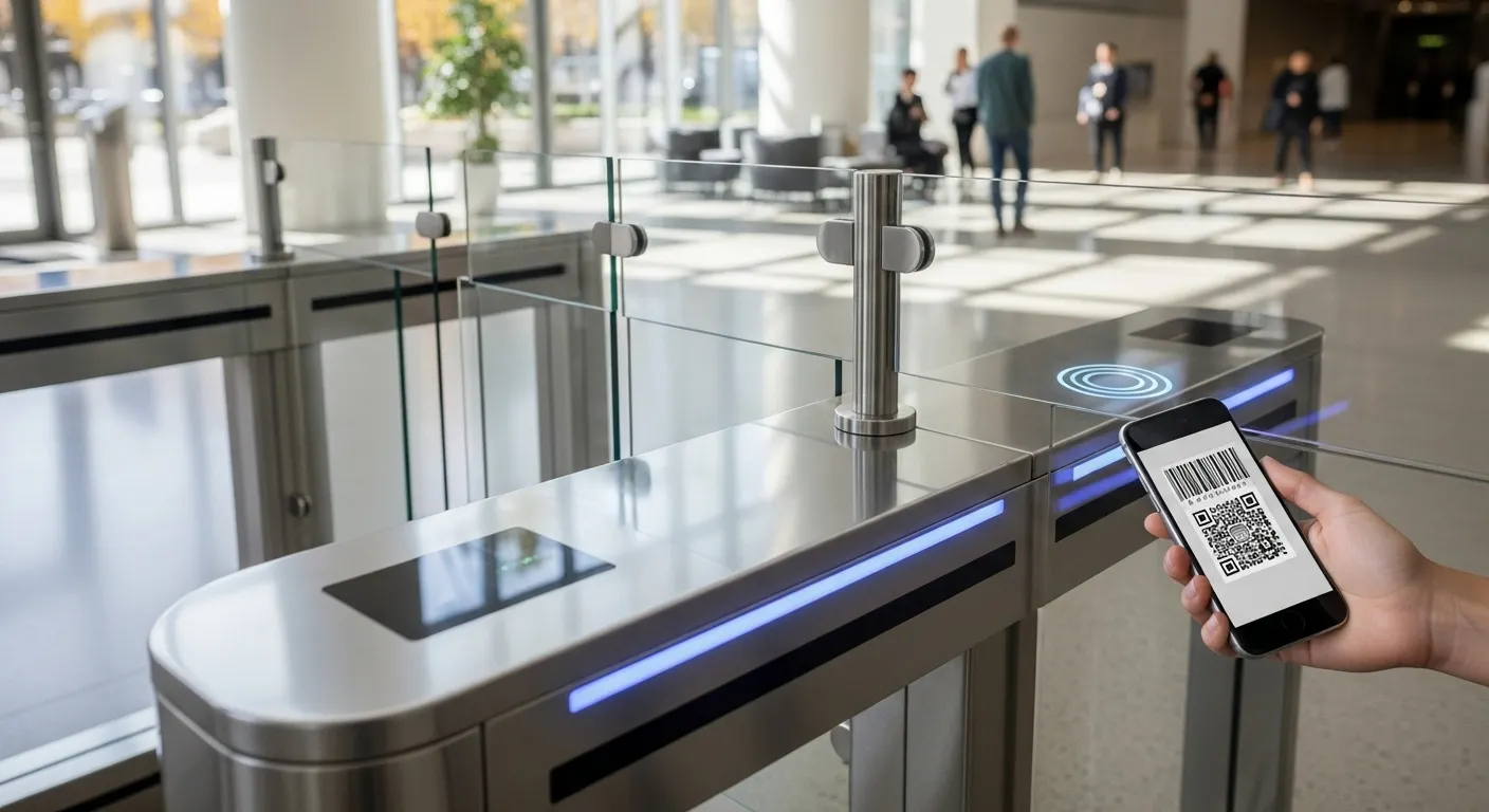 バーコード改札ゲート