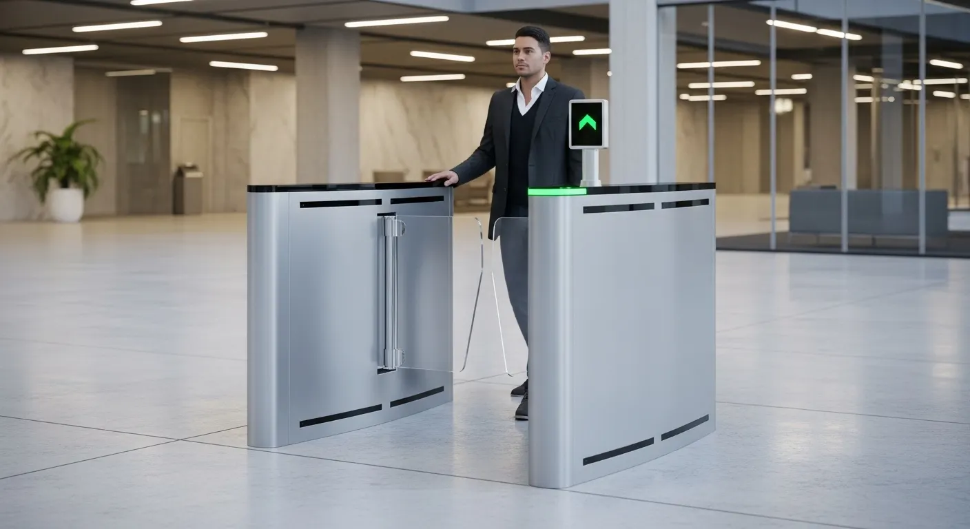 コンパクトフラップバリア