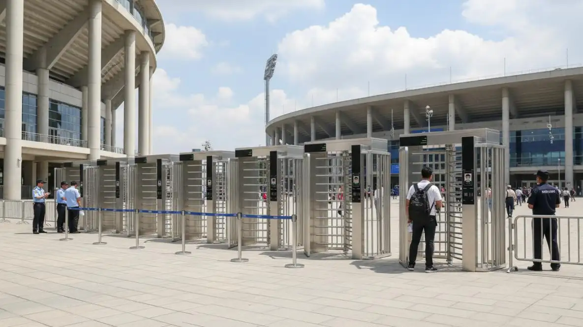 Full Height Turnstile Systems for Stadium Security