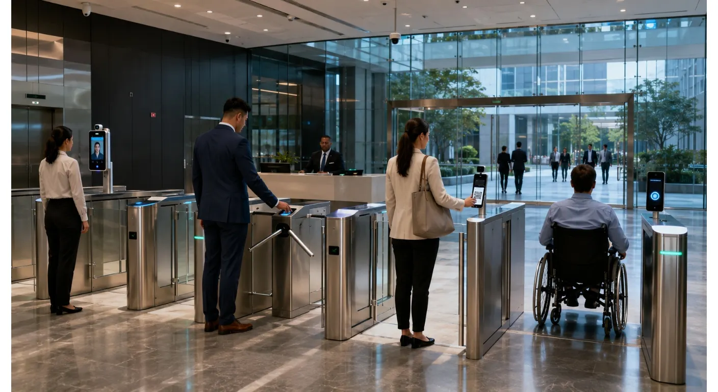 Biometric Turnstile Gate
